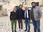 L'assessore Braia con gli chef nei Sassi di Matera