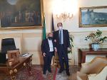 Il presidente Bardi con il ministro Brunetta